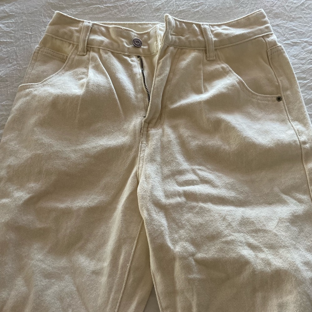 Cream pants